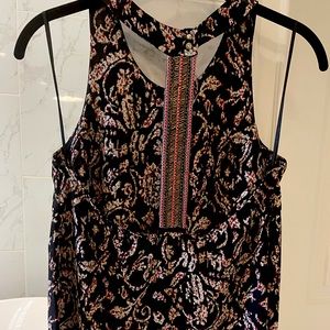 ASTR The Label Beaded Racerback Tank Top XS